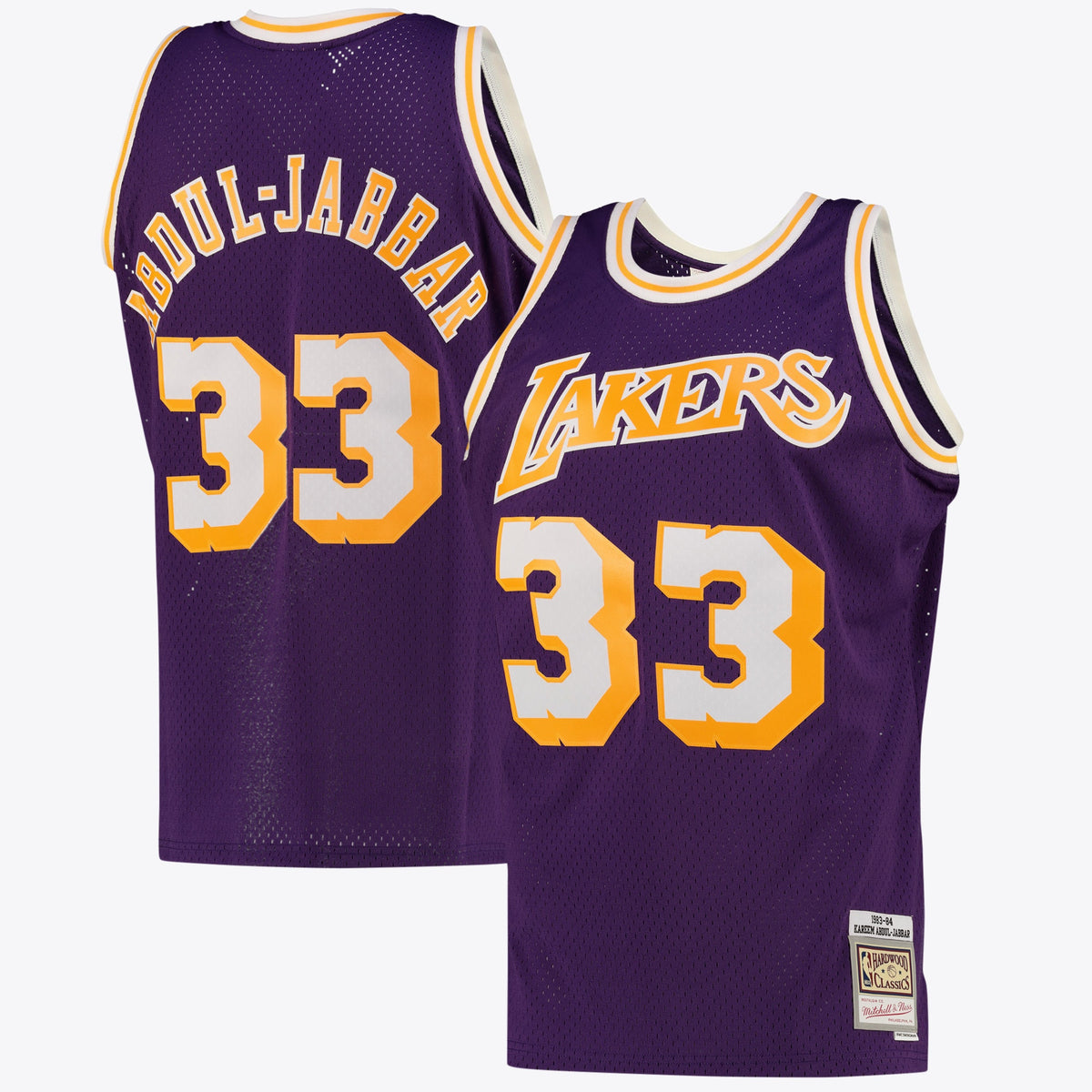 Kareem Abdul-Jabbar Los Angeles Lakers Swingman Alternate Jersey - Purple - Mens